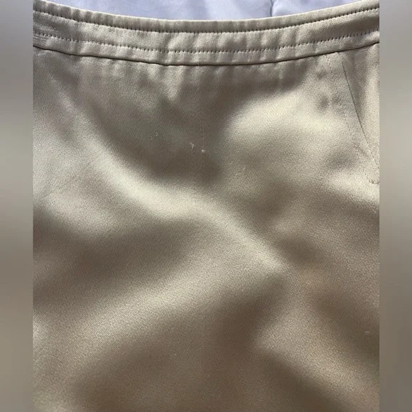 ✨ Prada Silk Skirt – Made in Italy | Gold | Size 40 (US 6) Luxury Repurpose - Picture 3 of 13
